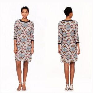 Jcrew misty fog silk shift dress 00